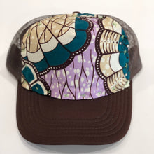 Handstitched Hat / African Wax Lavendar