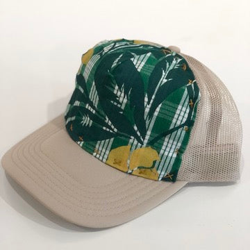 Handstitched Hat / Green Palaka