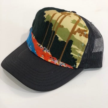 Handstitched Hat / Velour Forest