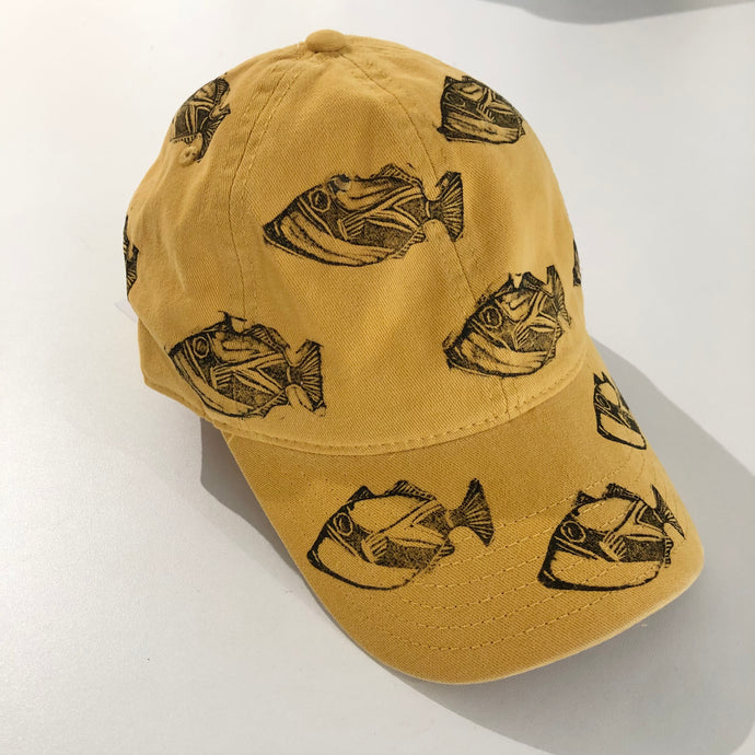 Blockprinted Dad Cap