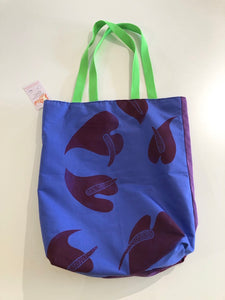 Blockprinted Anthurium Tote Bag
