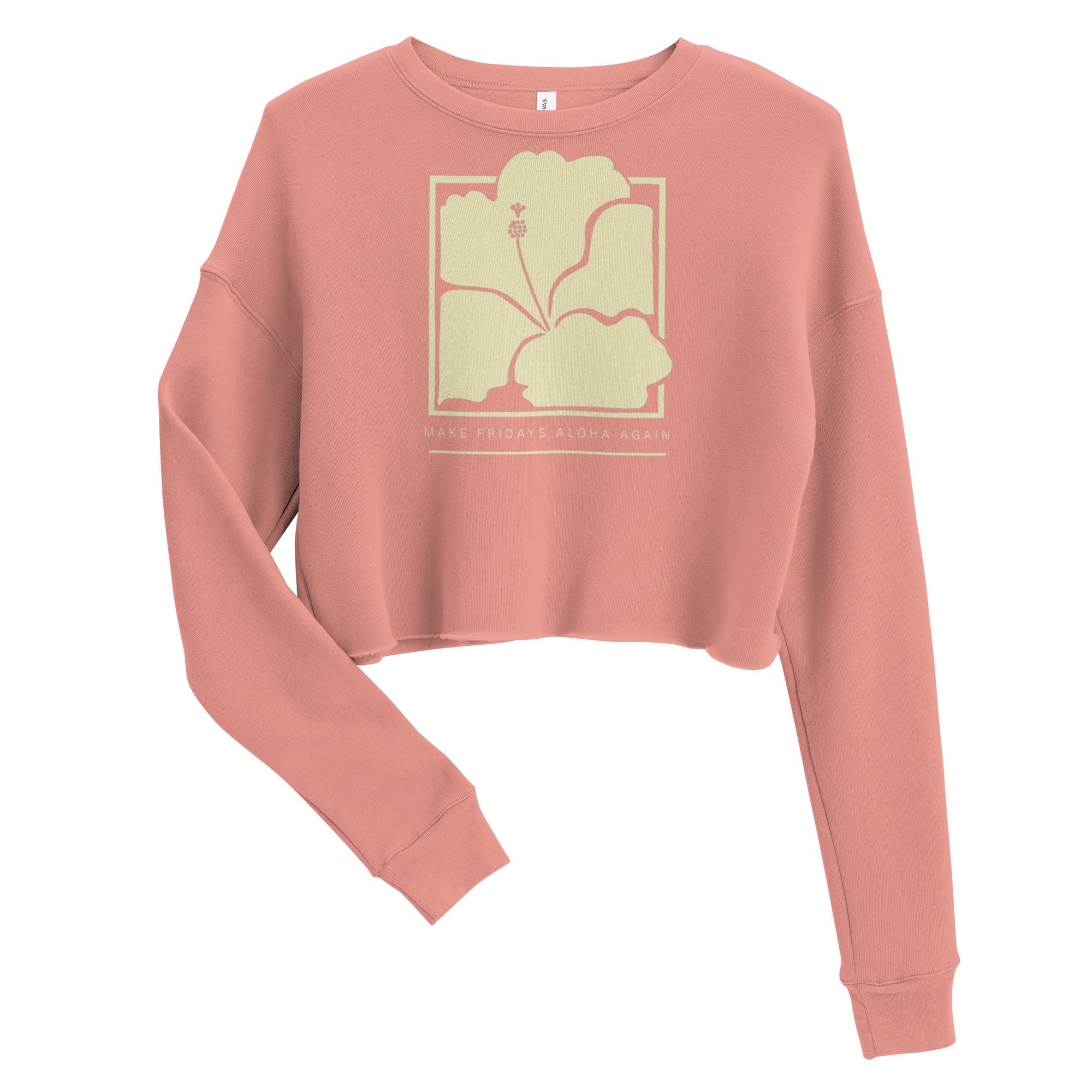 売れ筋がひ！ // Sweatshirt Crop Make machinemachine – Again Aloha Fridays トップス